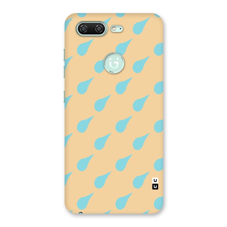 Pastel Orange Drops Back Case for Gionee S10