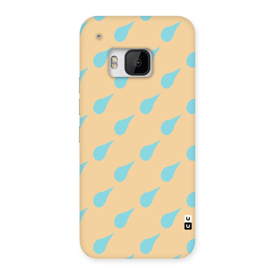 Pastel Orange Drops Back Case for HTC One M9