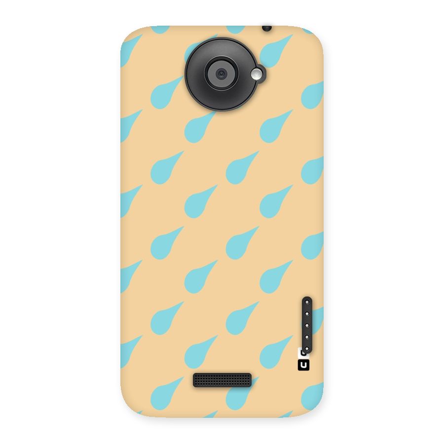 Pastel Orange Drops Back Case for HTC One X