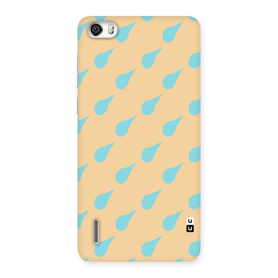 Pastel Orange Drops Back Case for Honor 6