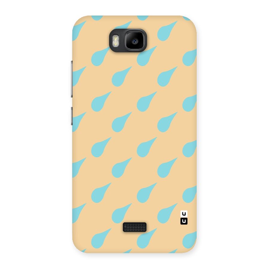 Pastel Orange Drops Back Case for Honor Bee