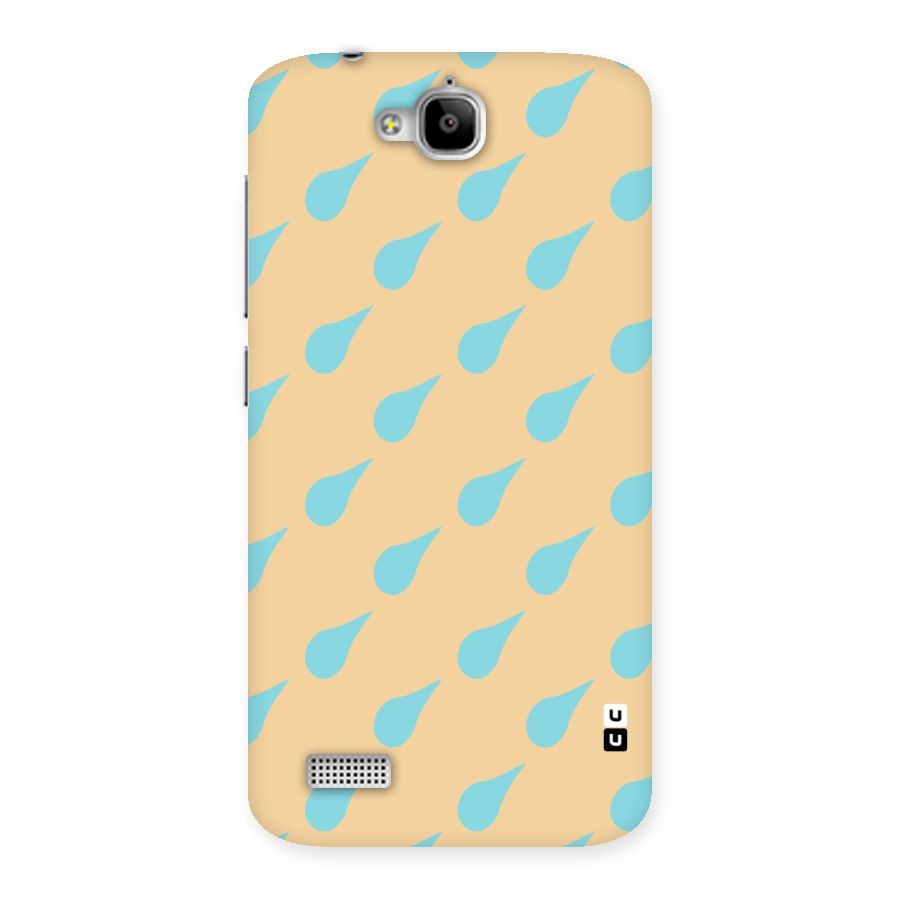 Pastel Orange Drops Back Case for Honor Holly