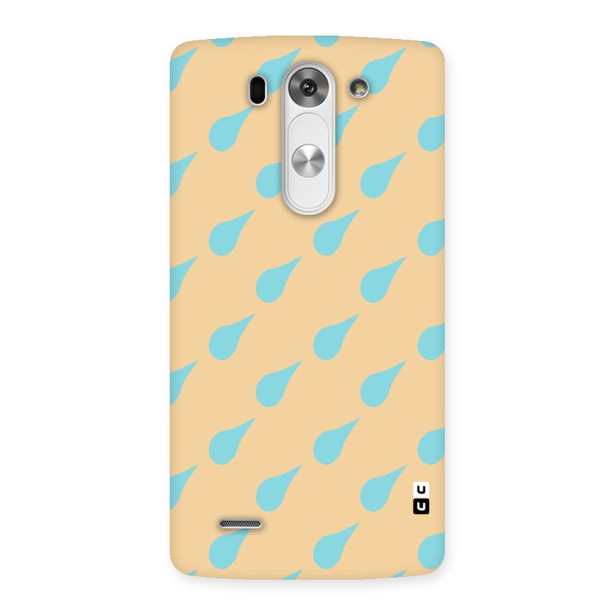 Pastel Orange Drops Back Case for LG G3 Mini