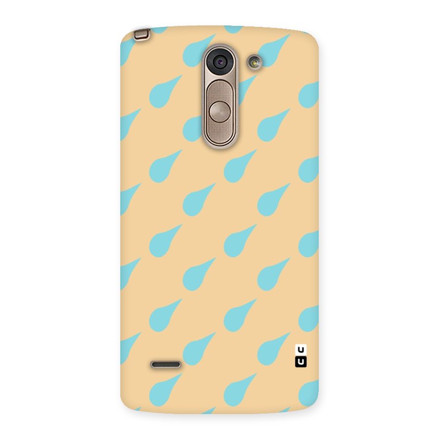 Pastel Orange Drops Back Case for LG G3 Stylus