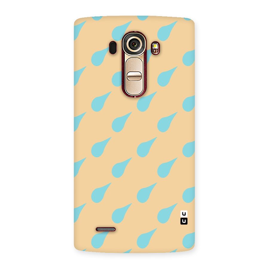 Pastel Orange Drops Back Case for LG G4