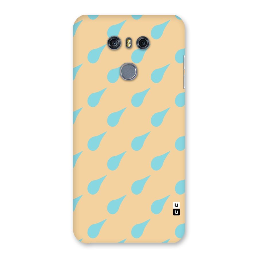 Pastel Orange Drops Back Case for LG G6