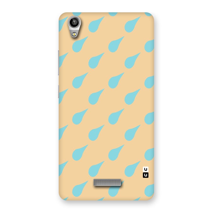 Pastel Orange Drops Back Case for Lava-Pixel-V1