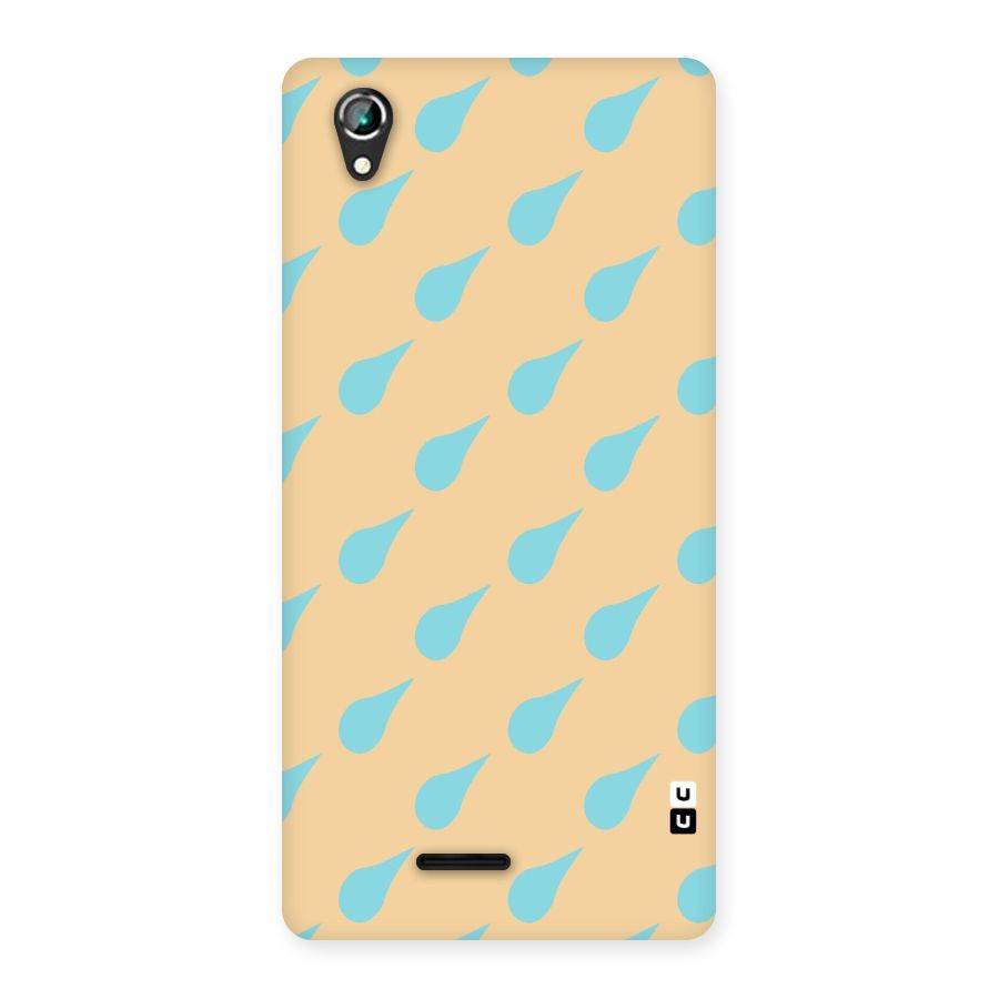 Pastel Orange Drops Back Case for Lava Iris 800