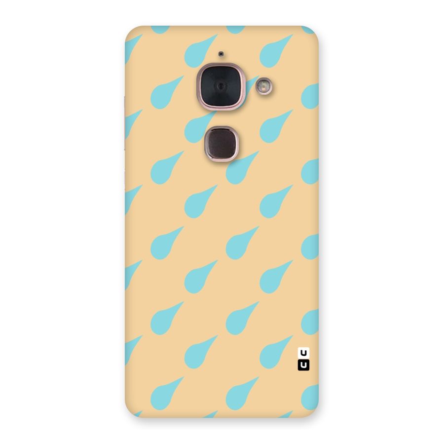 Pastel Orange Drops Back Case for Le Max 2