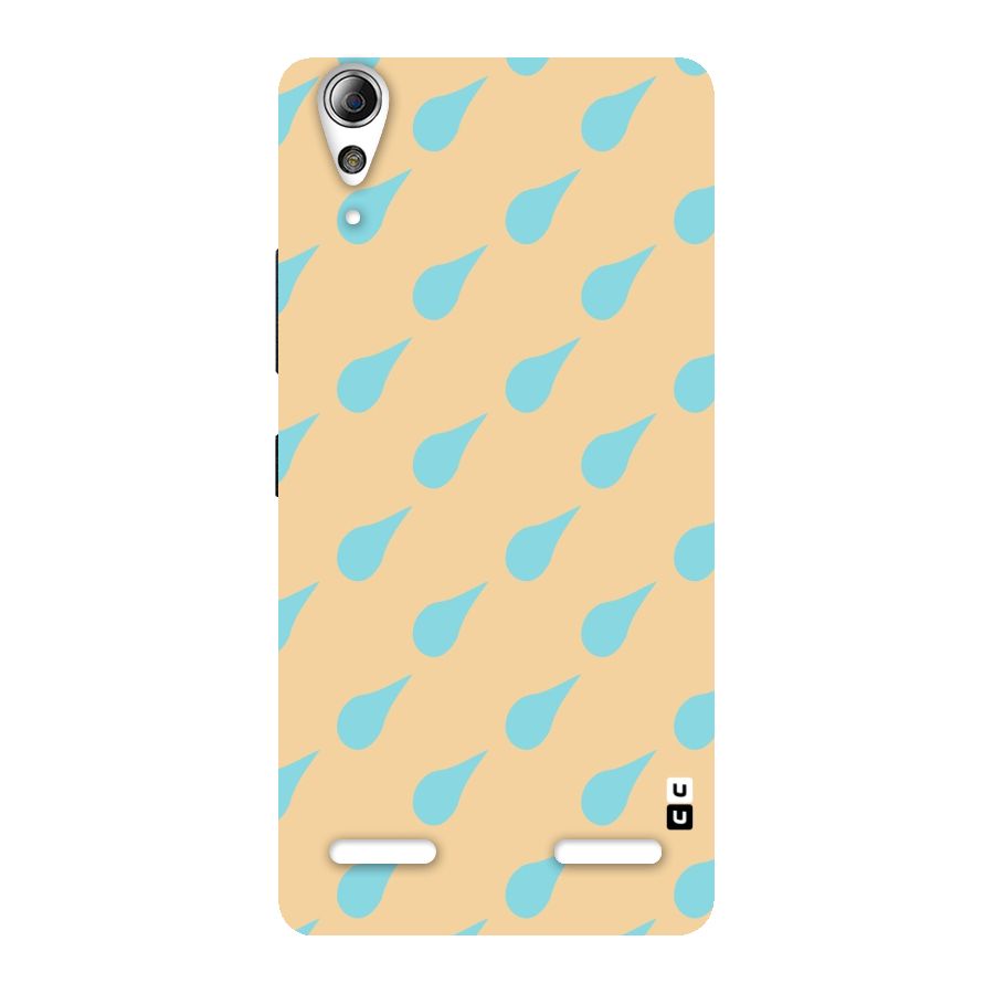 Pastel Orange Drops Back Case for Lenovo A6000