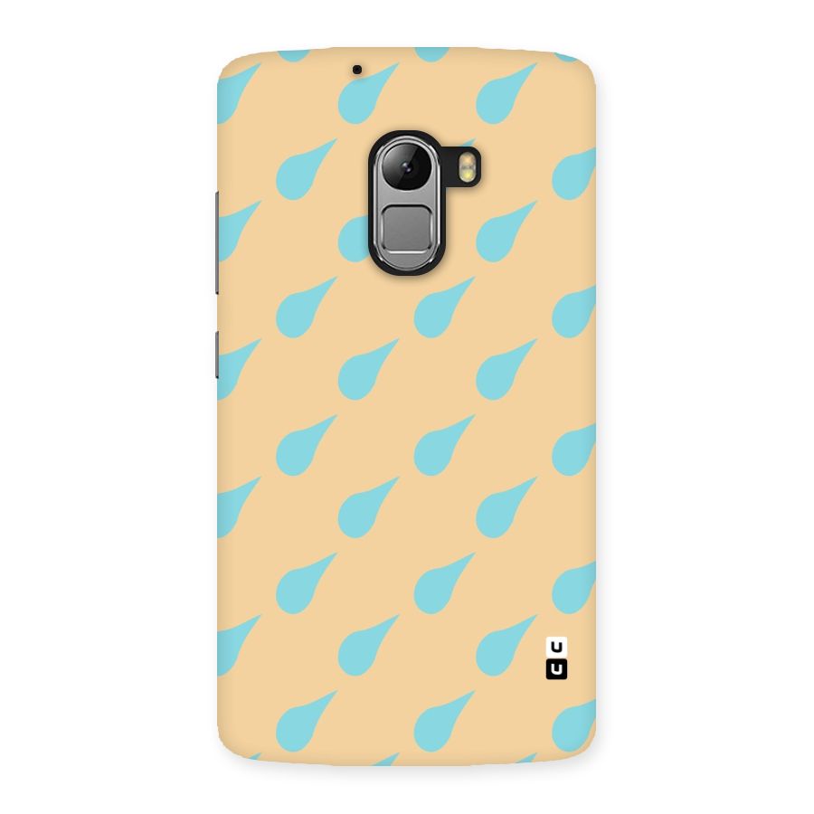 Pastel Orange Drops Back Case for Lenovo K4 Note