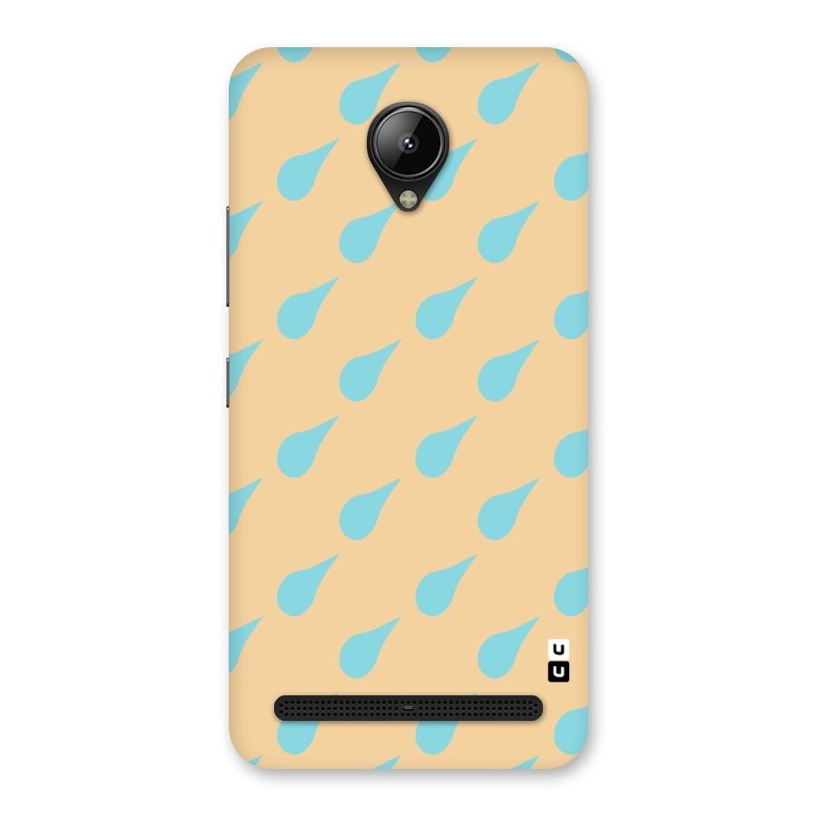 Pastel Orange Drops Back Case for Lenovo C2