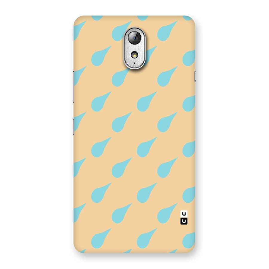 Pastel Orange Drops Back Case for Lenovo Vibe P1M