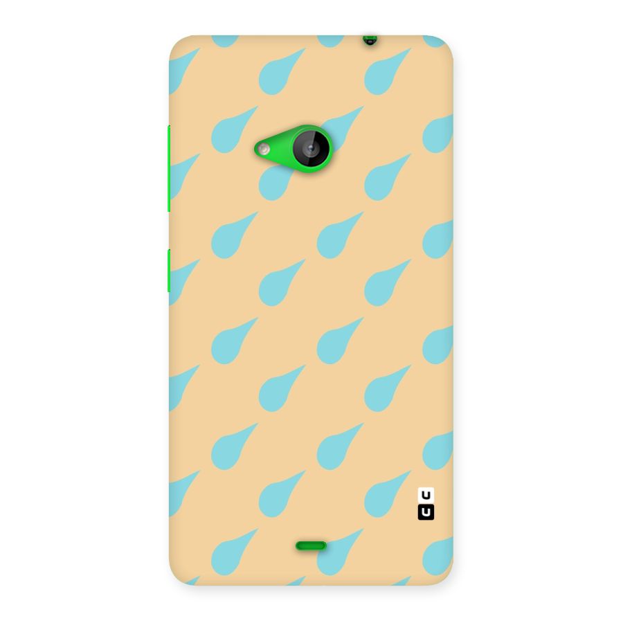 Pastel Orange Drops Back Case for Lumia 535