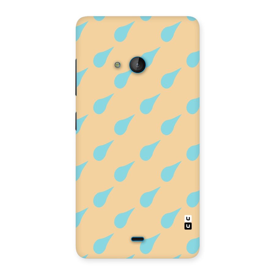 Pastel Orange Drops Back Case for Lumia 540