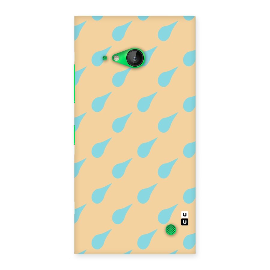 Pastel Orange Drops Back Case for Lumia 730
