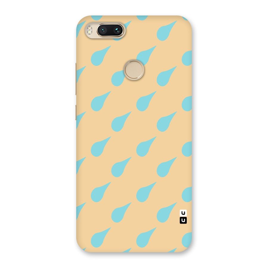 Pastel Orange Drops Back Case for Mi A1