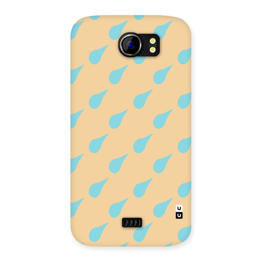 Pastel Orange Drops Back Case for Micromax Canvas 2 A110