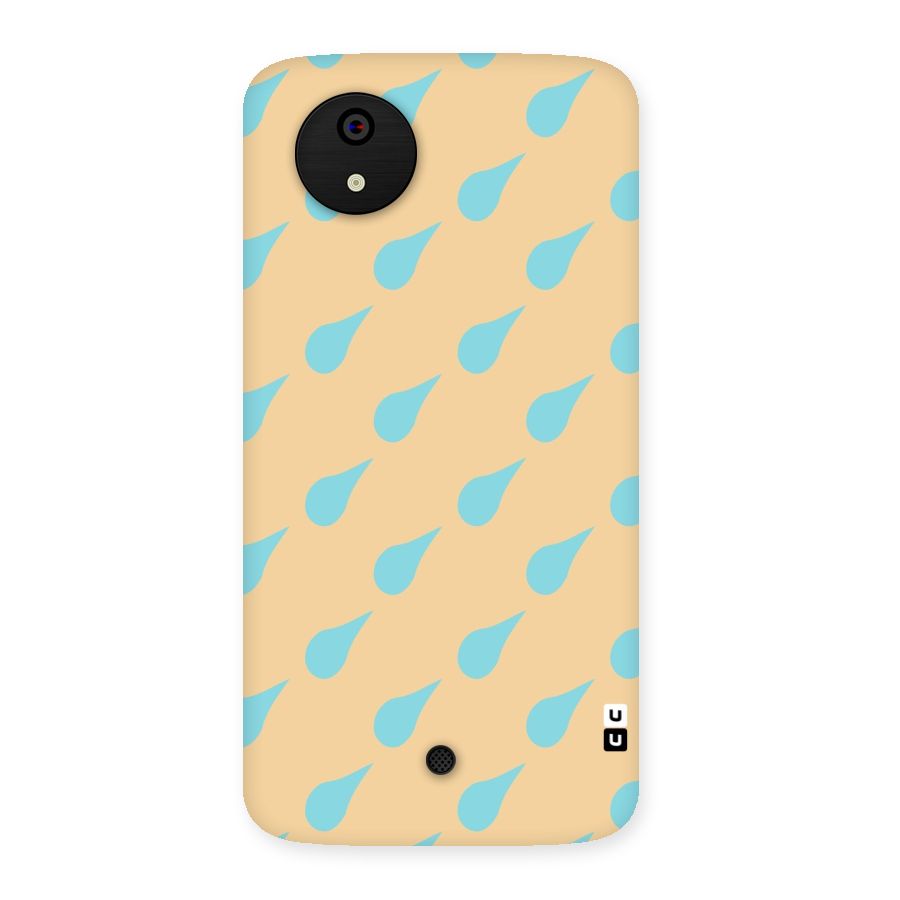 Pastel Orange Drops Back Case for Micromax Canvas A1