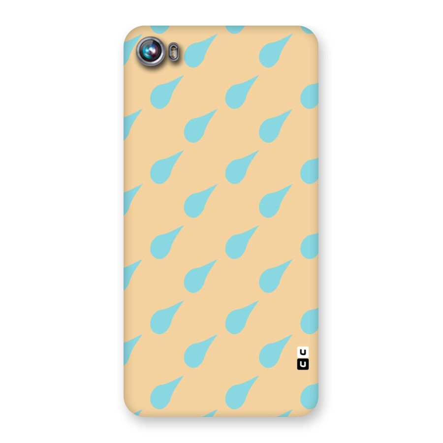 Pastel Orange Drops Back Case for Micromax Canvas Fire 4 A107
