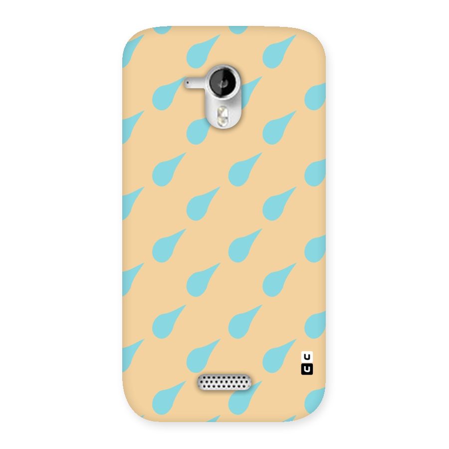 Pastel Orange Drops Back Case for Micromax Canvas HD A116