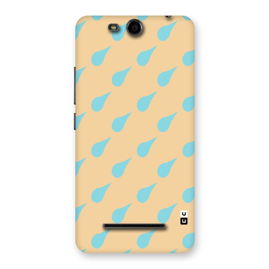 Pastel Orange Drops Back Case for Micromax Canvas Juice 3 Q392