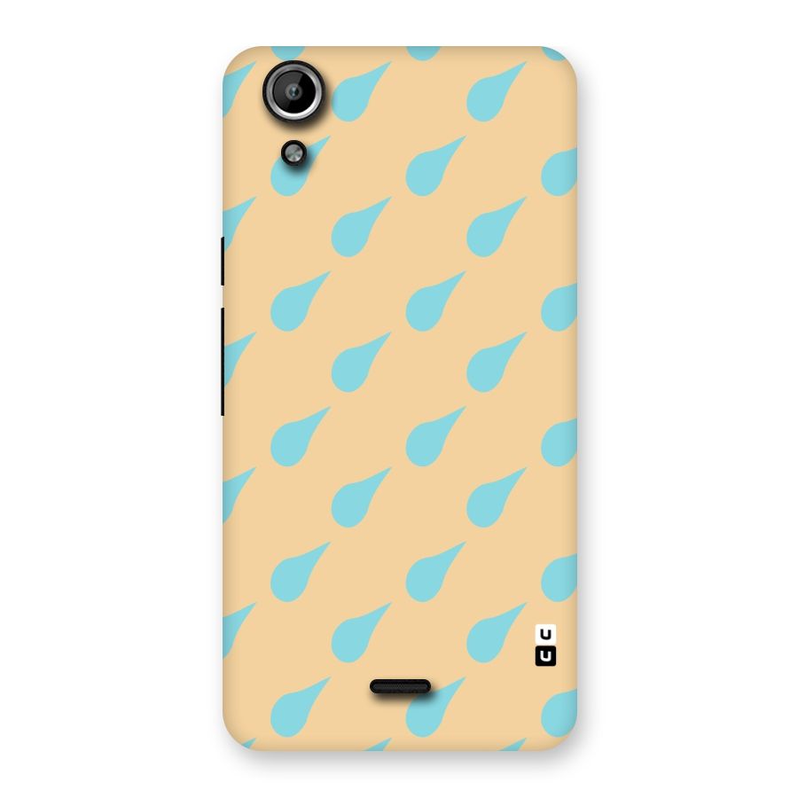Pastel Orange Drops Back Case for Micromax Canvas Selfie Lens Q345