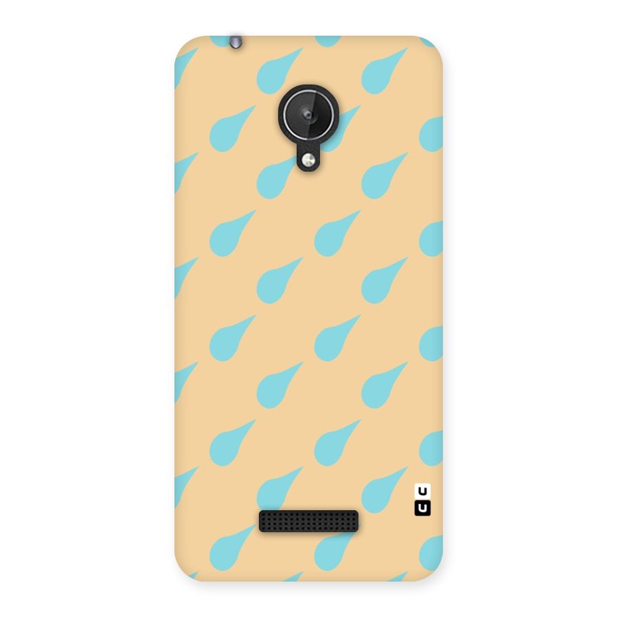 Pastel Orange Drops Back Case for Micromax Canvas Spark Q380