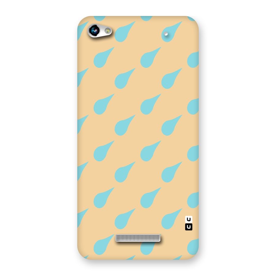 Pastel Orange Drops Back Case for Micromax Hue 2