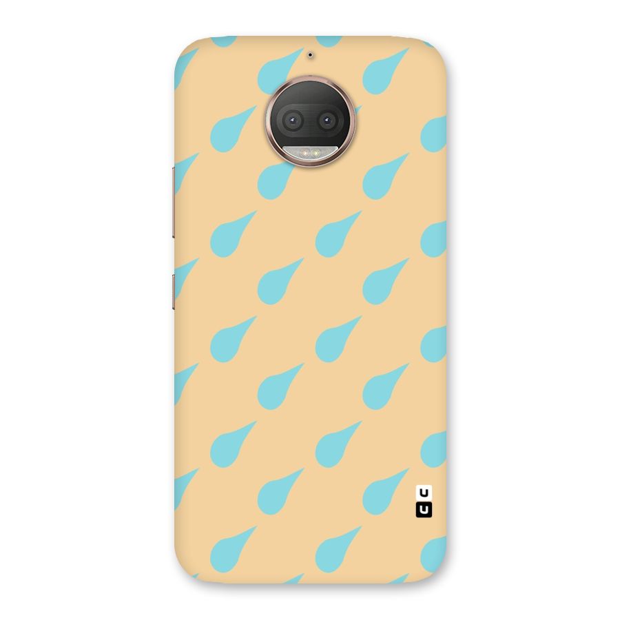 Pastel Orange Drops Back Case for Moto G5s Plus