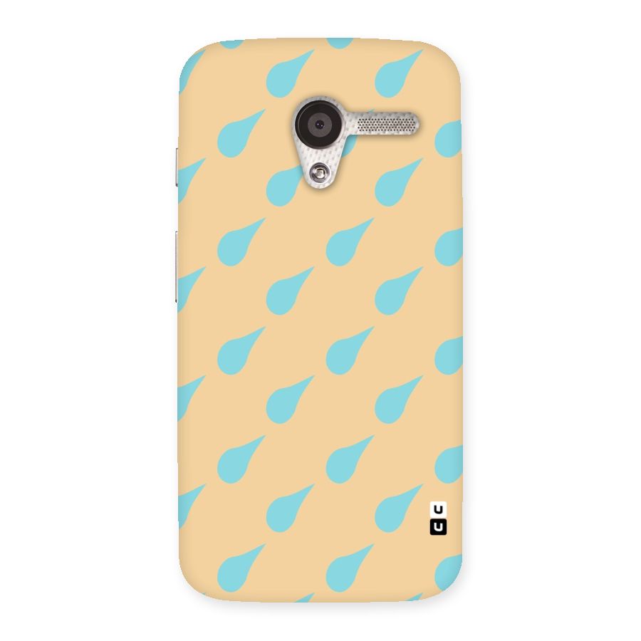 Pastel Orange Drops Back Case for Moto X