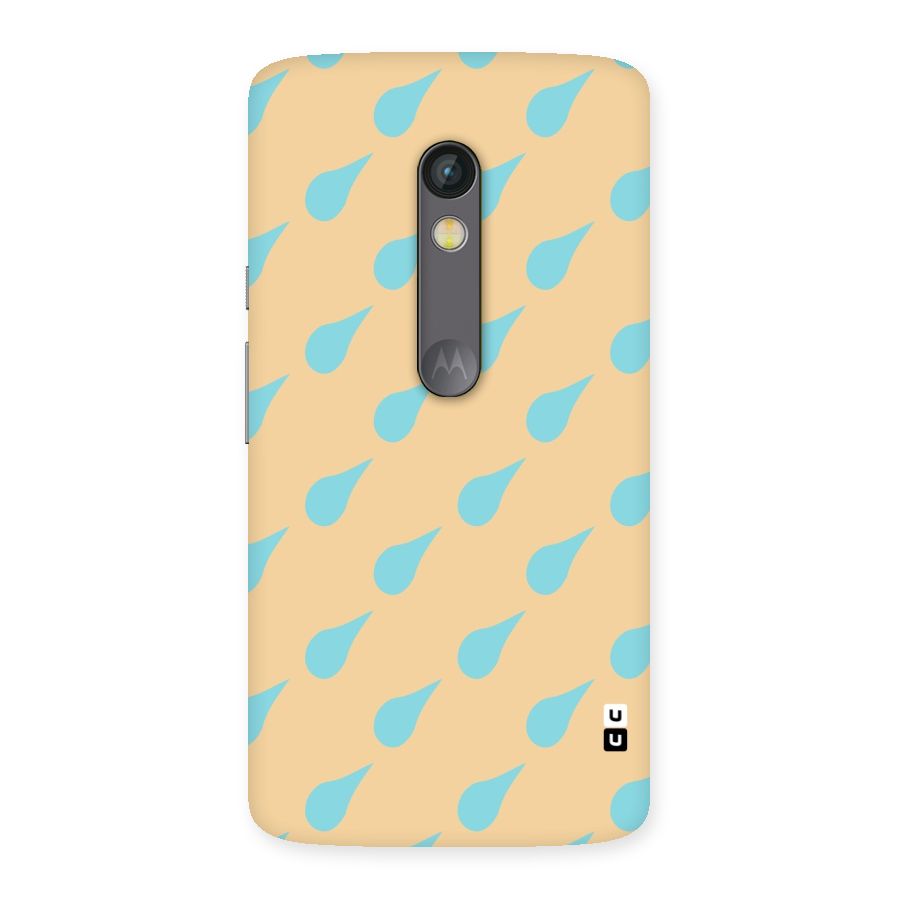 Pastel Orange Drops Back Case for Moto X Play