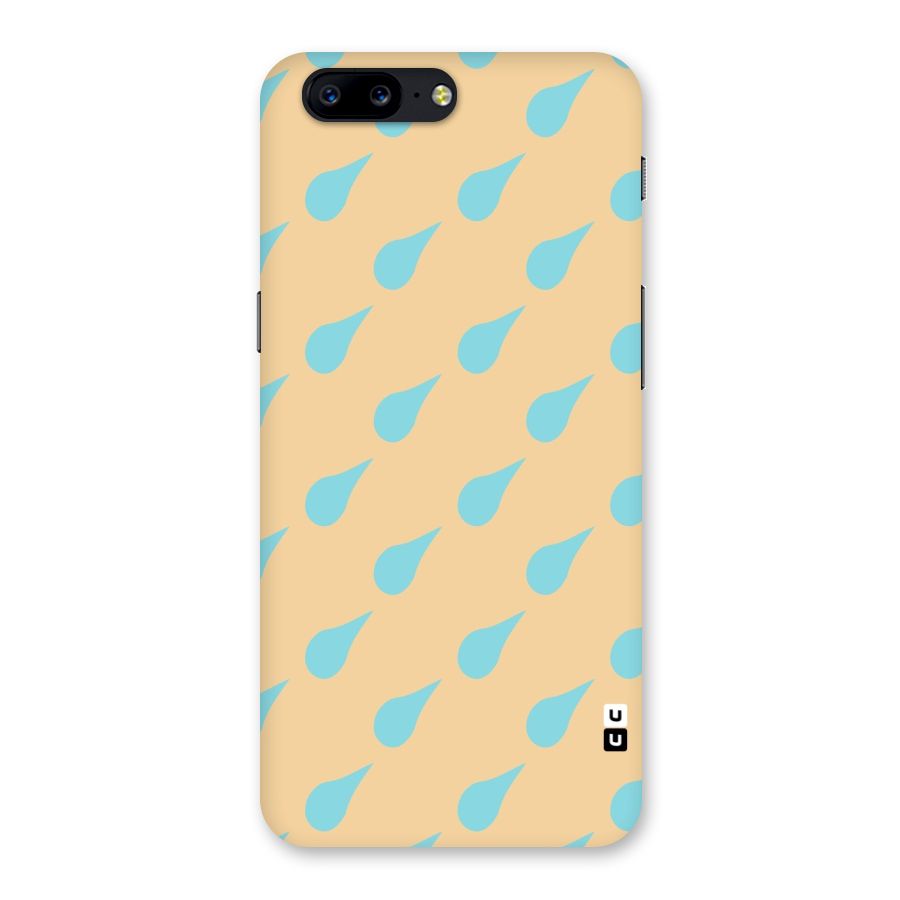 Pastel Orange Drops Back Case for OnePlus 5