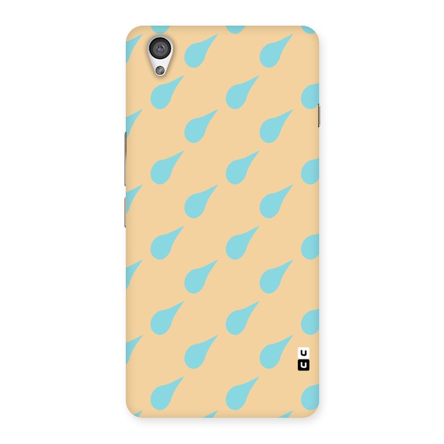 Pastel Orange Drops Back Case for OnePlus X