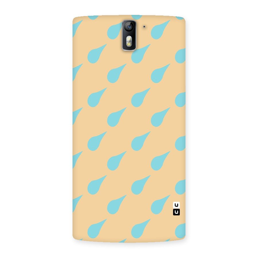 Pastel Orange Drops Back Case for One Plus One