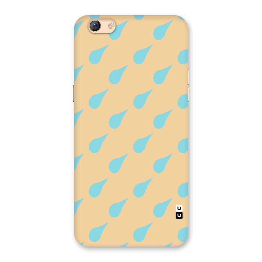Pastel Orange Drops Back Case for Oppo F3 Plus
