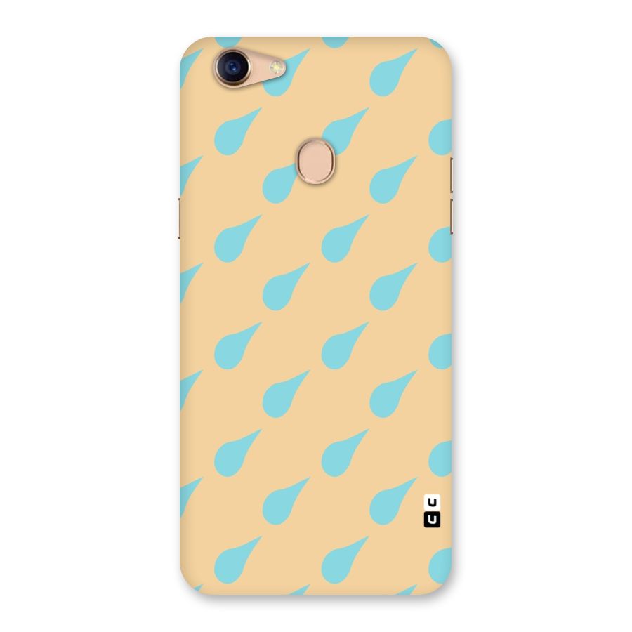 Pastel Orange Drops Back Case for Oppo F5