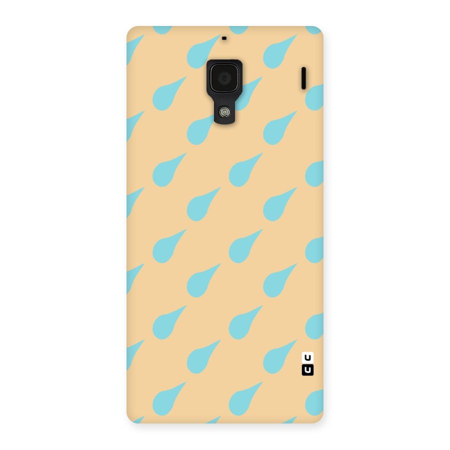 Pastel Orange Drops Back Case for Redmi 1S