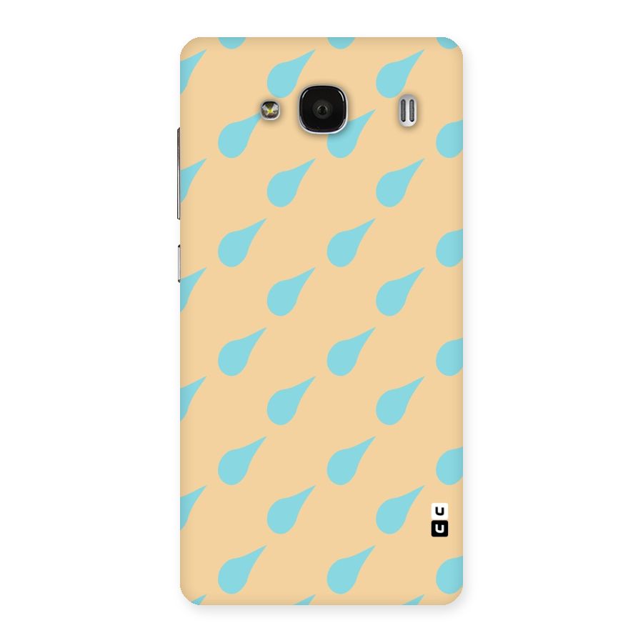 Pastel Orange Drops Back Case for Redmi 2