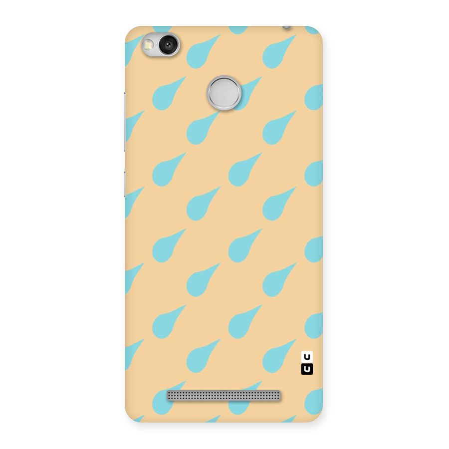 Pastel Orange Drops Back Case for Redmi 3S Prime