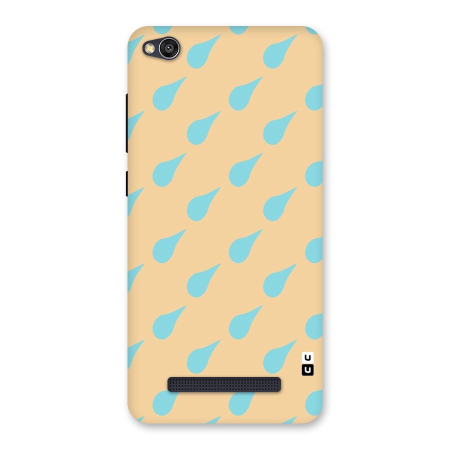 Pastel Orange Drops Back Case for Redmi 4A