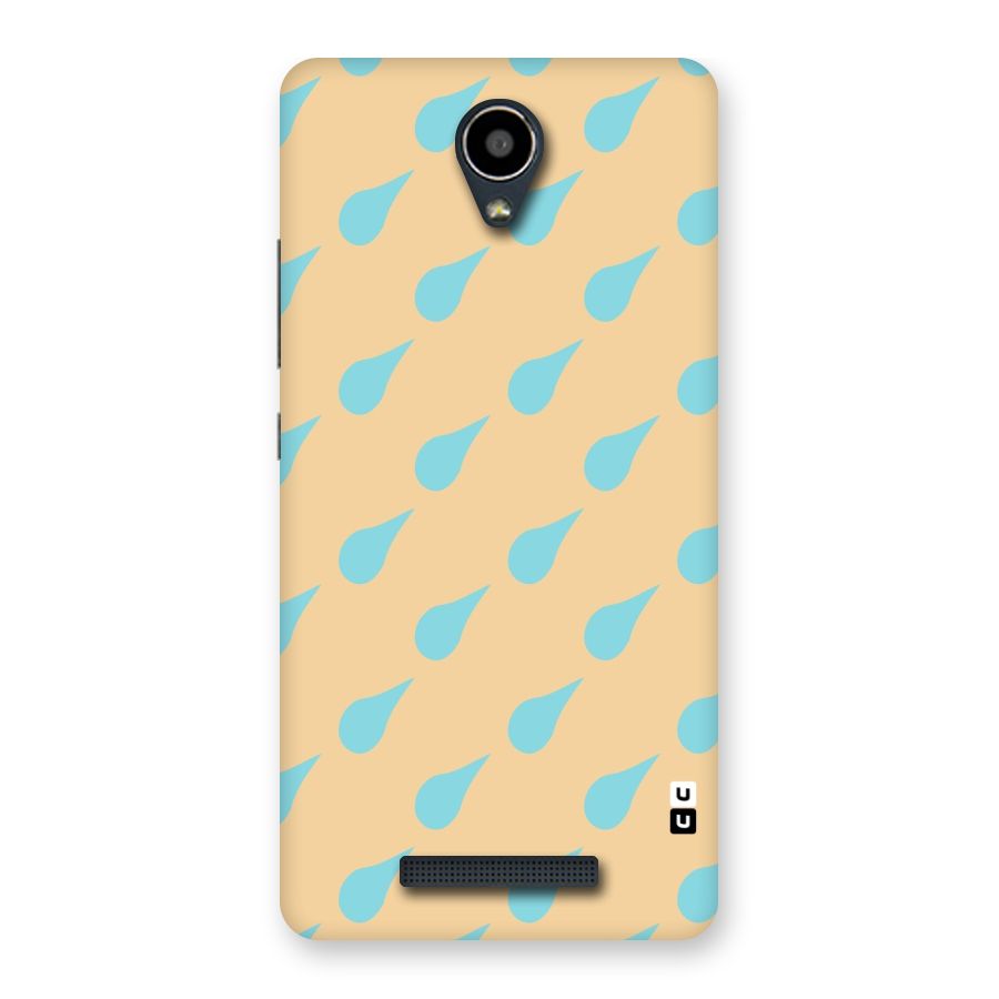 Pastel Orange Drops Back Case for Redmi Note 2