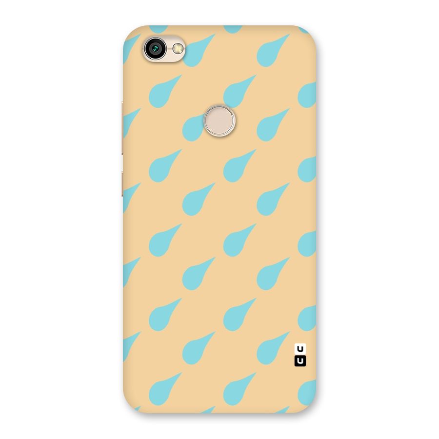 Pastel Orange Drops Back Case for Redmi Y1 2017
