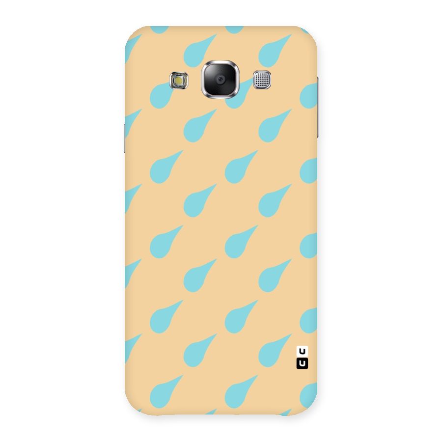 Pastel Orange Drops Back Case for Samsung Galaxy E5