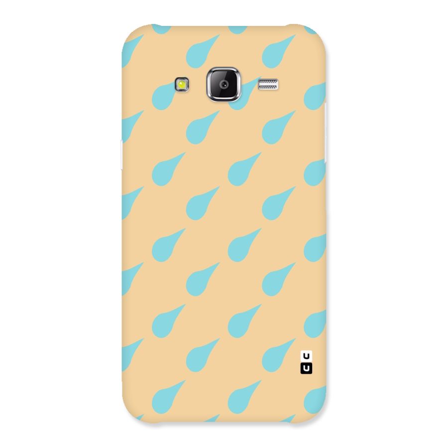 Pastel Orange Drops Back Case for Samsung Galaxy J5