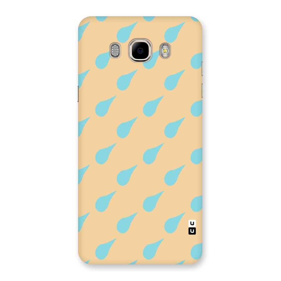 Pastel Orange Drops Back Case for Samsung Galaxy J7 2016