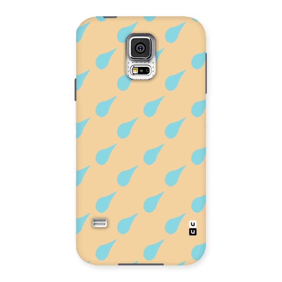 Pastel Orange Drops Back Case for Samsung Galaxy S5