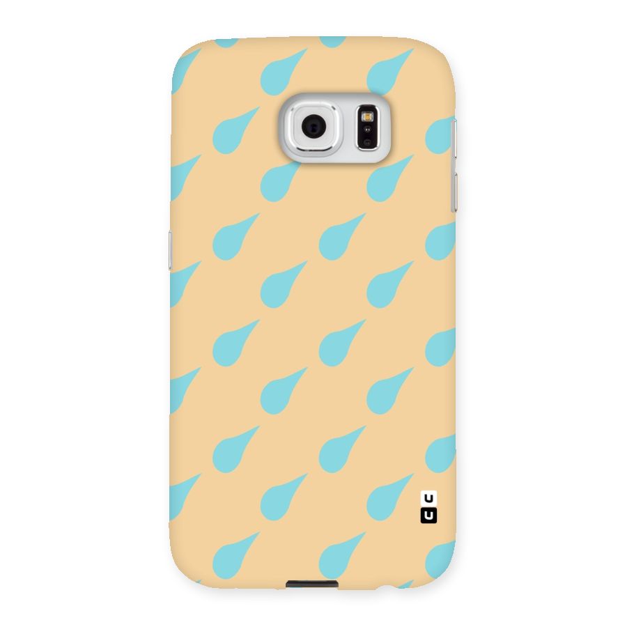 Pastel Orange Drops Back Case for Samsung Galaxy S6