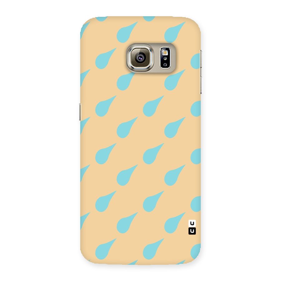 Pastel Orange Drops Back Case for Samsung Galaxy S6 Edge