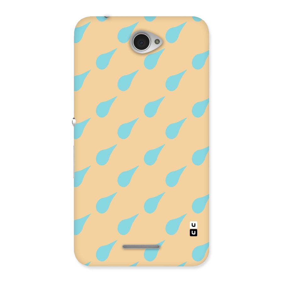 Pastel Orange Drops Back Case for Sony Xperia E4